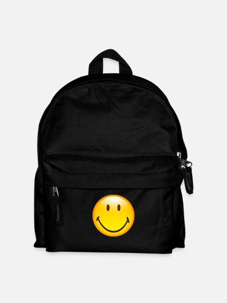 Smiley Glossy Happy - Ryggsäck för barn - svart