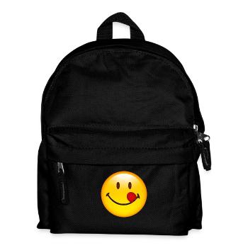 Smiley Taste - Kinder Rucksack - Schwarz - Vorne
