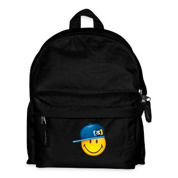 Smiley Cap - Kinder Rucksack - Schwarz - Vorne