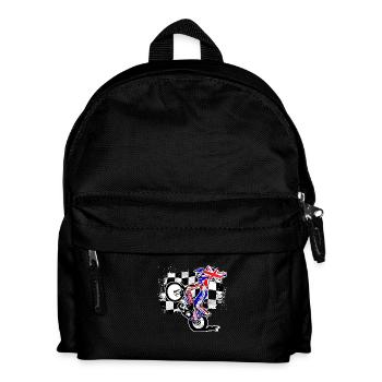 Speedway - Union Jack - UK Flag - Kinder Rucksack - Schwarz - Vorne