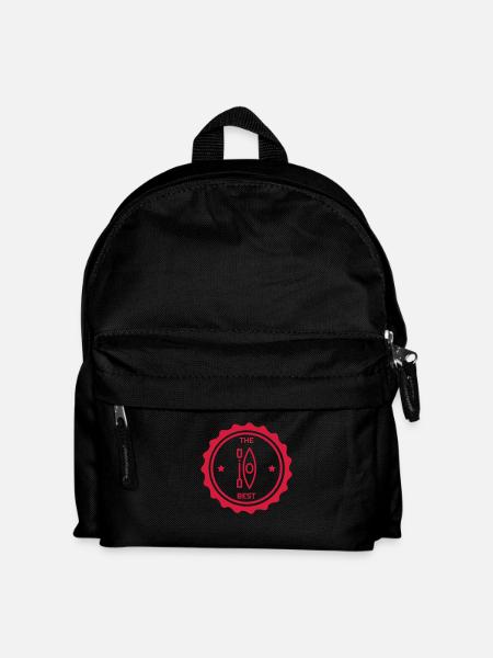 Kajak Kajakfahrer Sport Sportler Spieler - Kinder Rucksack - Schwarz