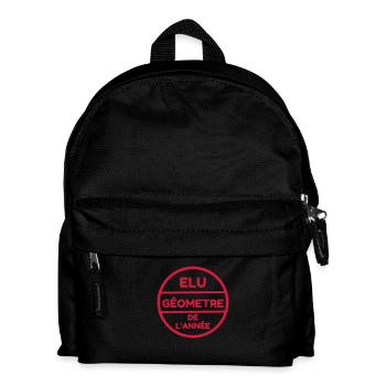 Vermesser / Vermesserin / Topographie / Tiefbau - Kinder Rucksack - Schwarz - Vorne