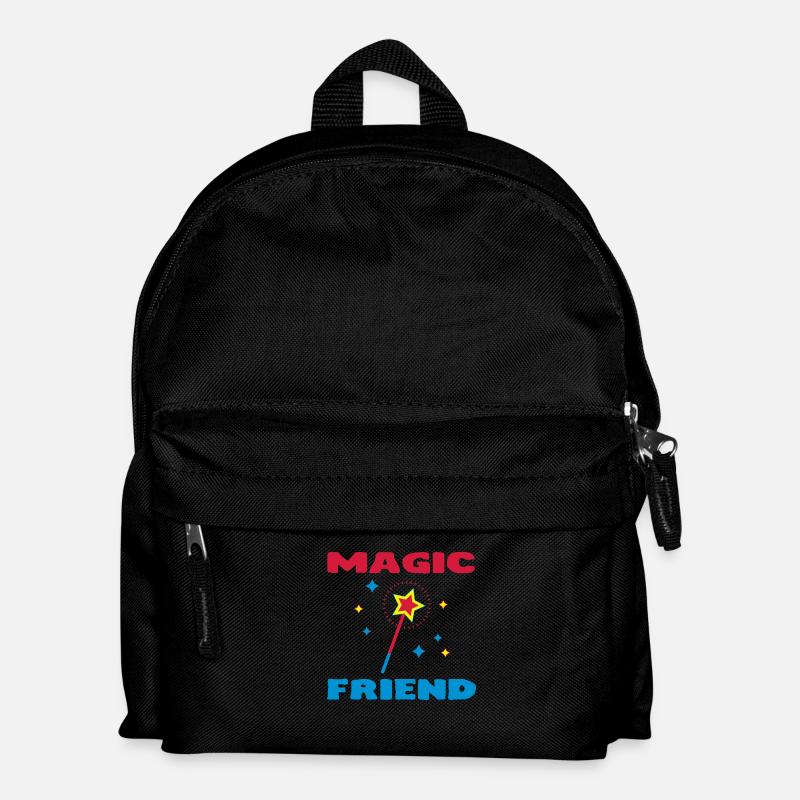 Friend / Nanny / Girlfriend / Daddy / Mom / Papy - Kids' Backpack - black