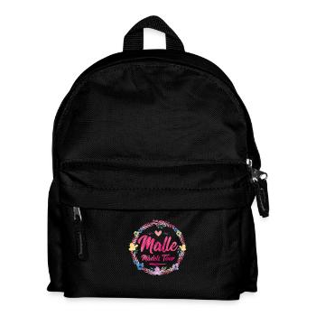 malle maedels tour - Kinder Rucksack - Schwarz - Vorne