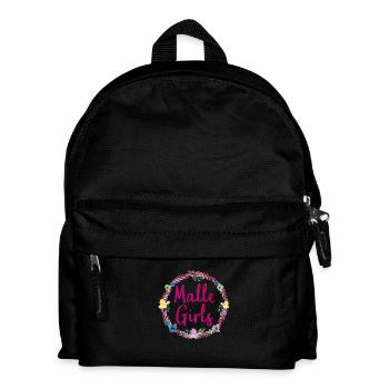 malle girls kranz - Kinder Rucksack - Schwarz - Vorne