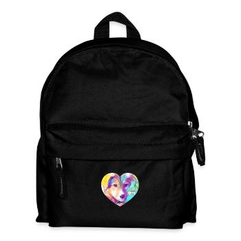 Dog - Kids' Backpack - black - Front