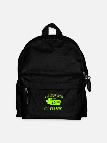 Auto - Kinder Rucksack - Schwarz
