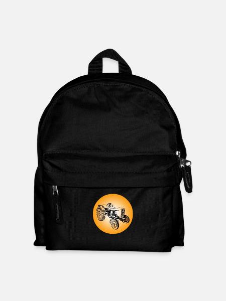 Traktor - Kinder Rucksack - Schwarz