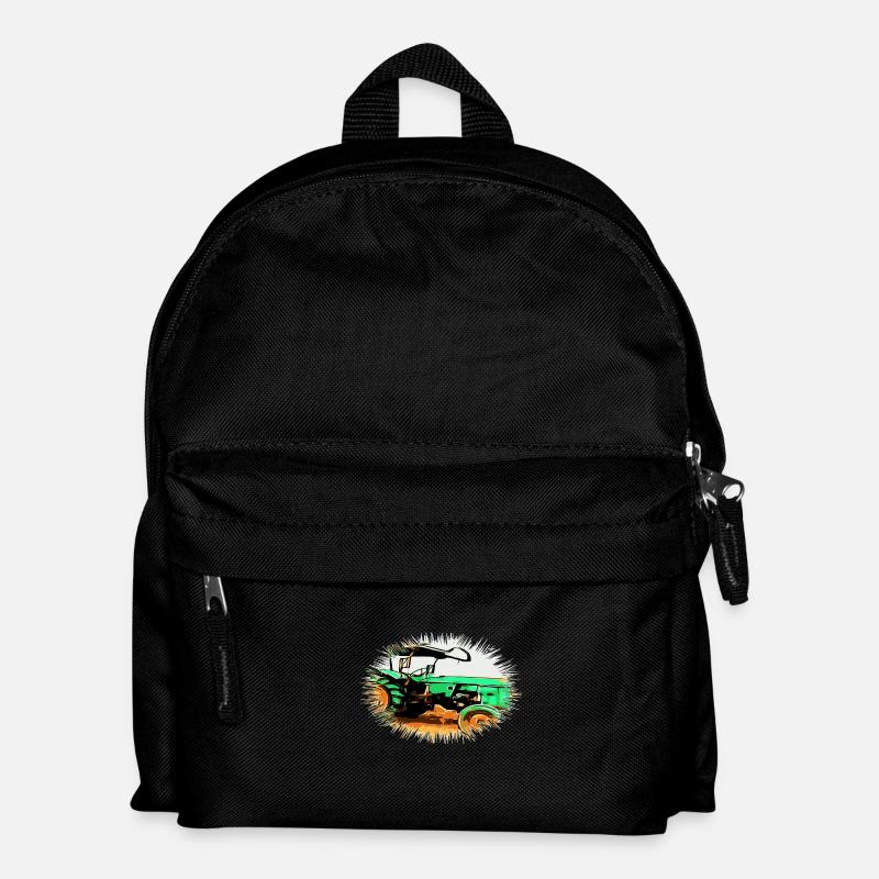 Traktor - Kinder Rucksack - Schwarz