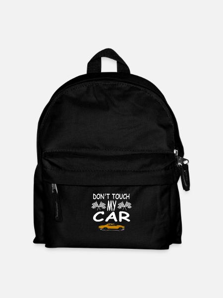 Auto - Kinder Rucksack - Schwarz