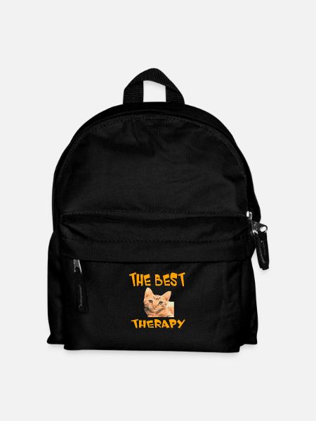 Katze - Kinder Rucksack - Schwarz