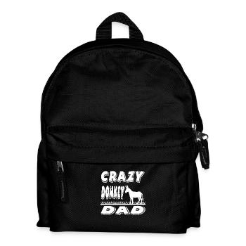 Esel - Kinder Rucksack - Schwarz - Vorne