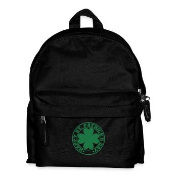 Cadeau de la Saint-Patrick Trèfle Hommes, Femmes, Enfants - Sac à dos Enfant - noir - Devant