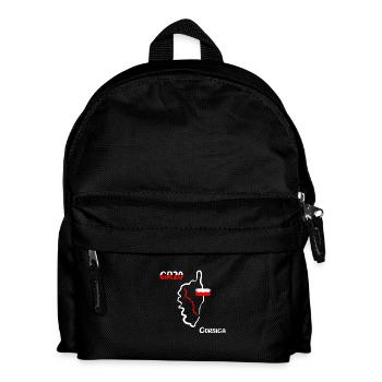 GR20 Grande Randonnée Korsika Trekking zu Fuß - Kinder Rucksack - Schwarz - Vorne