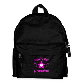 Oma - Kinder Rucksack - Schwarz - Vorne