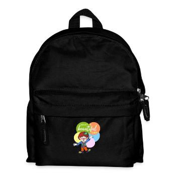 Quelle belle journée - Sac à dos Enfant - noir - Devant
