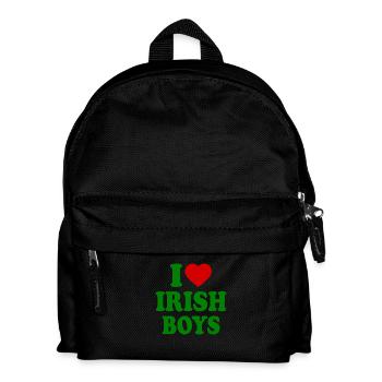 I love irish boys - Kinder Rucksack - Schwarz - Vorne