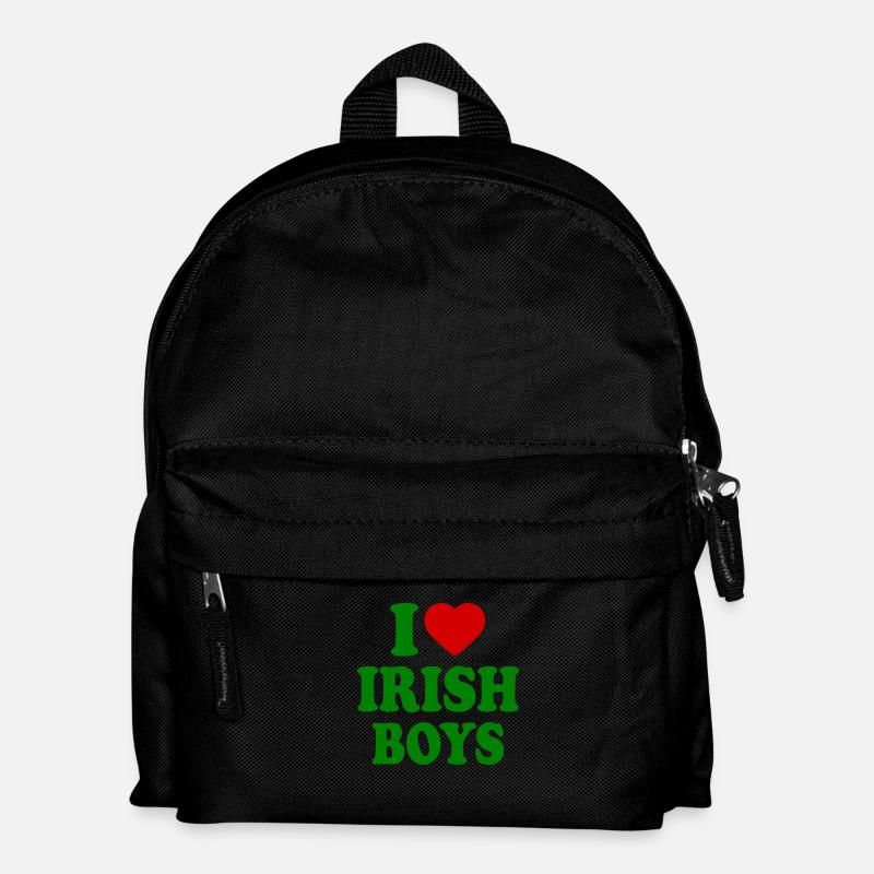 I love irish boys - Kids' Backpack - black