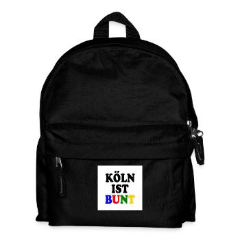 Cologne is colourful - Kids' Backpack - black - Front