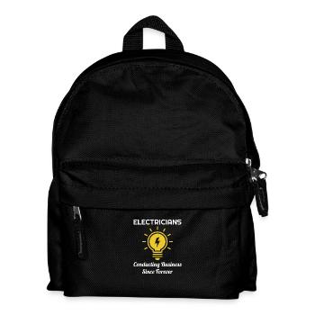 Electrician Humor Electrical Technician Engineer - Kids' Backpack - black - Front