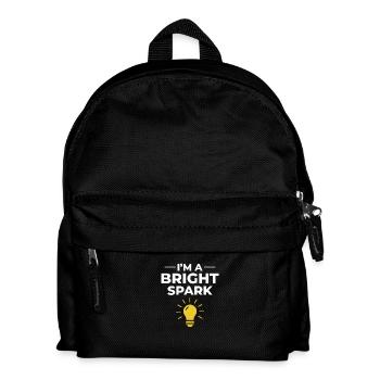 Elektriker Humor Elektrotechniker Ingenieur - Kinder Rucksack - Schwarz - Vorne