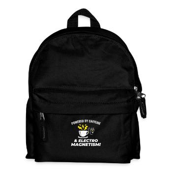 Elektriker Kaffee Elektrotechniker Ingenieur - Kinder Rucksack - Schwarz - Vorne