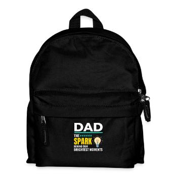 Elektriker Vater Elektrotechniker Ingenieur - Kinder Rucksack - Schwarz - Vorne