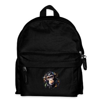 Der Schimpanse – Unser nächster Verwandter - Kinder Rucksack - Schwarz - Vorne