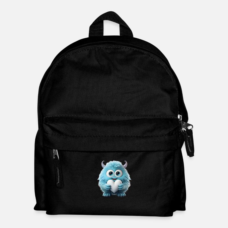Fusselchen "Herz" - Kinder Rucksack - Schwarz