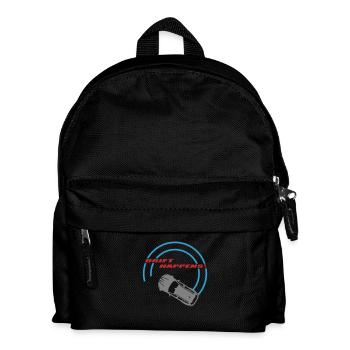 "drift happens!" color (3 Farben anpassbar) - Kinder Rucksack - Schwarz - Vorne