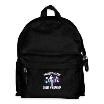 Storm Chasing Ghost Whisperer – Lineman Halloween - Kids' Backpack - black - Front