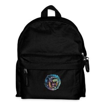 Cyber World: The Future in One Sphere! - Kids' Backpack - black - Front