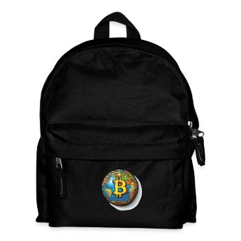 Bitcoin Global : La monnaie sans frontières ! - Sac à dos Enfant - noir - Devant