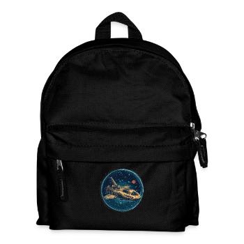 Bitcoin Shuttle: Departure into the crypto universe! - Kids' Backpack - black - Front