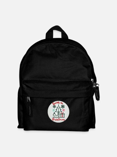 Focus on chrismas - Kids' Backpack - black