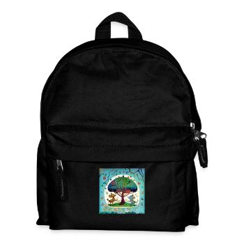 Der Baum des Lebens - Kinder Rucksack - Schwarz - Vorne