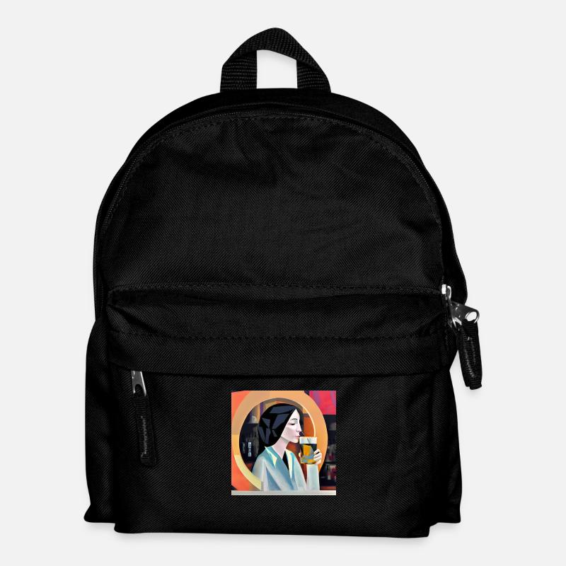 Auffrischen - Kinder Rucksack - Schwarz