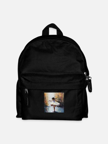 Dancing in the rain - Kids' Backpack - black