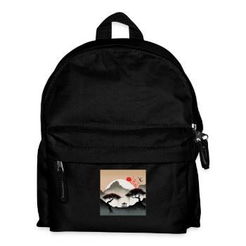 Chinese landscape - Kids' Backpack - black - Front