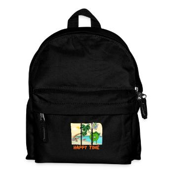 Happy Time - Kinder Rucksack - Schwarz - Vorne
