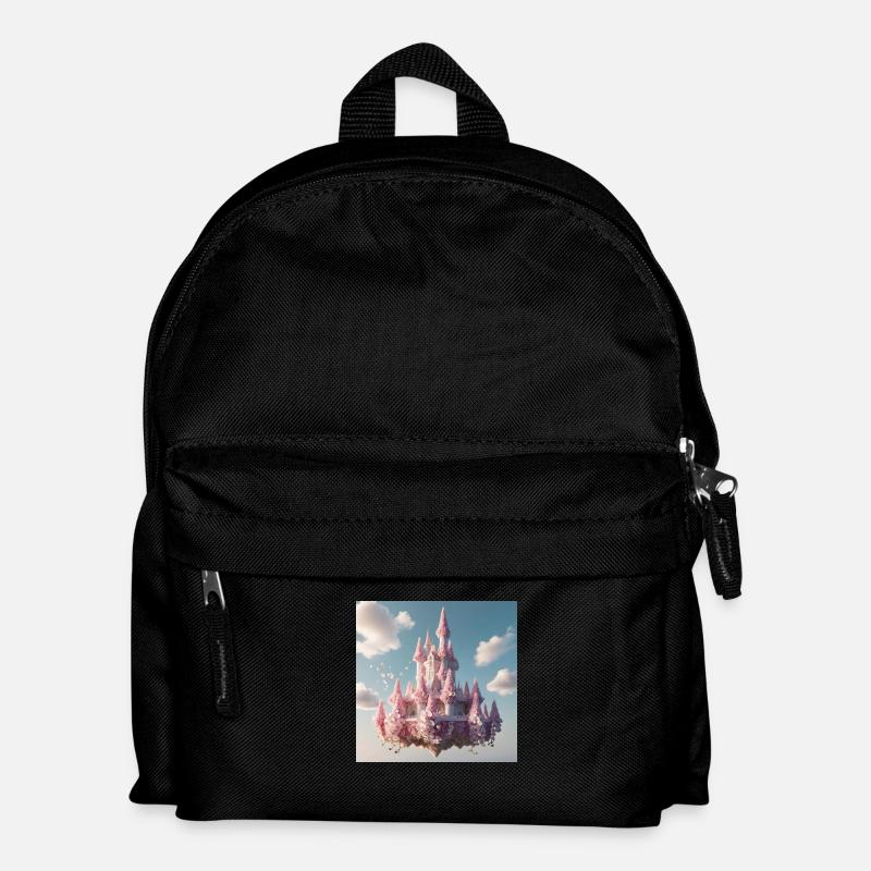 Schloss - Kinder Rucksack - Schwarz