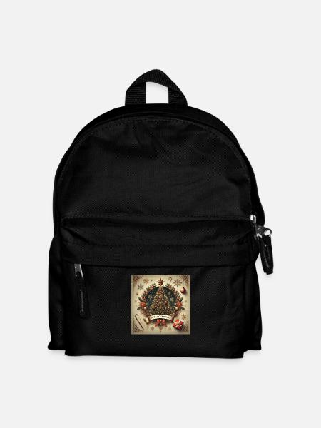 Christmas - Kinder Rucksack - Schwarz