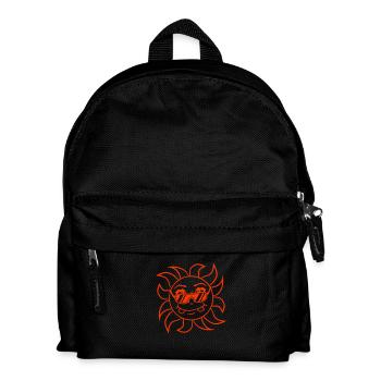 Sun Funny Face Smile Comic Sunglasses - Kids' Backpack - black - Front