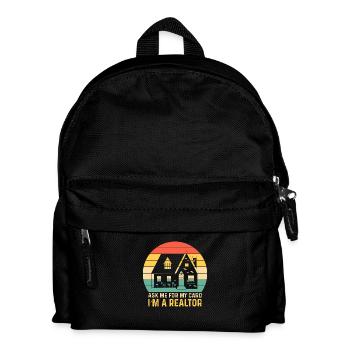 Realtor Real Estate Agent - Kids' Backpack - black - Front