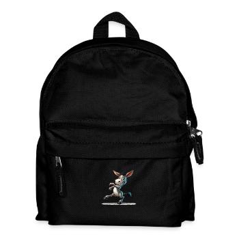 Esel Comic - Kinder Rucksack - Schwarz - Vorne