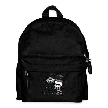 Ich bin cool! (wörtlich: Hilfe) - Kinder Rucksack - Schwarz - Vorne