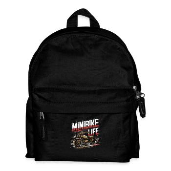 Life on two small wheels - Kids' Backpack - black - Front