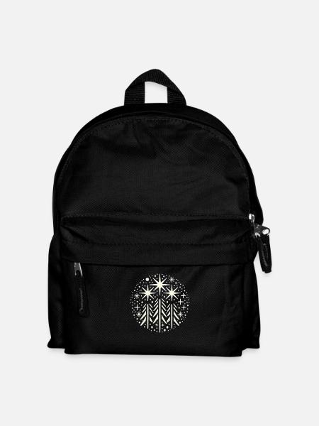 A simple Christmas symbol - Kids' Backpack - black
