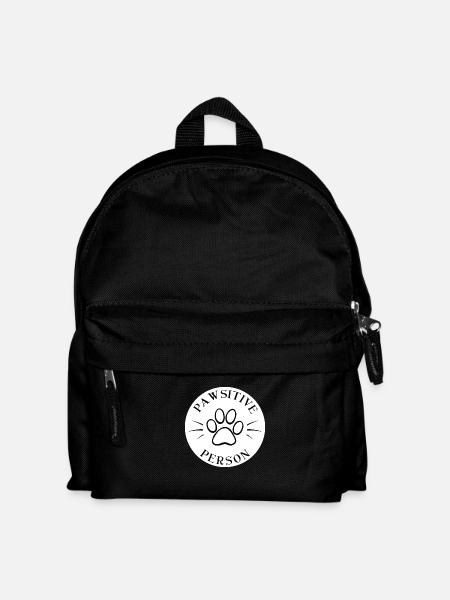 Pawsitive Person, Cats - Kids' Backpack - black