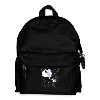 Warm thoughts during winter - Kids' Backpack - black - Front
